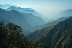 Lush green Kumaon Valley views